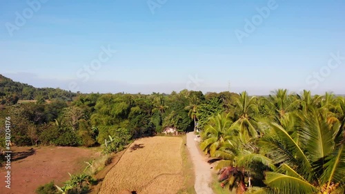 MoMountain village in early morning, Philippinesuntain village in early morning, Philippines photo