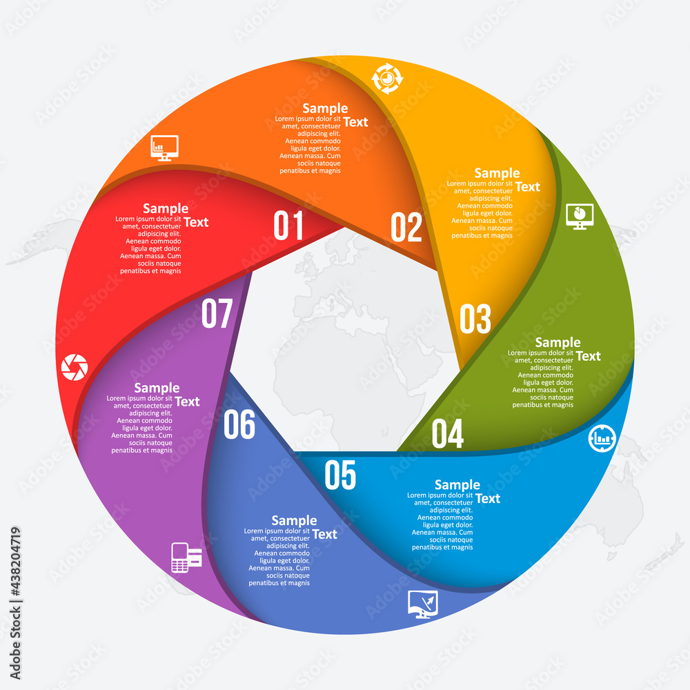 Abstract 3D Paper Infographics. Business template .Vector illustration Abstract 3D Paper Infographics. Business template .Vector illustration