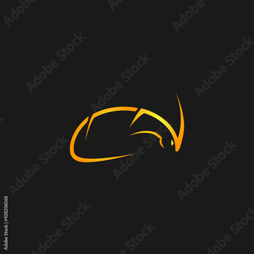 golden dragon bread logo design