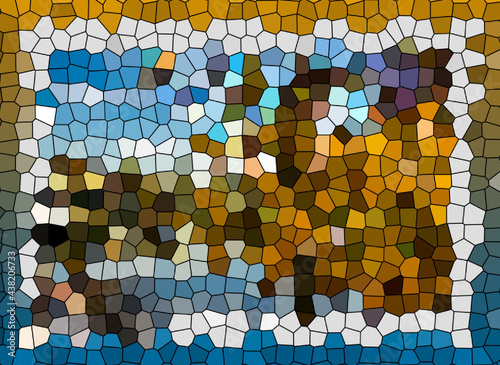 Buntes Mosaik Bild