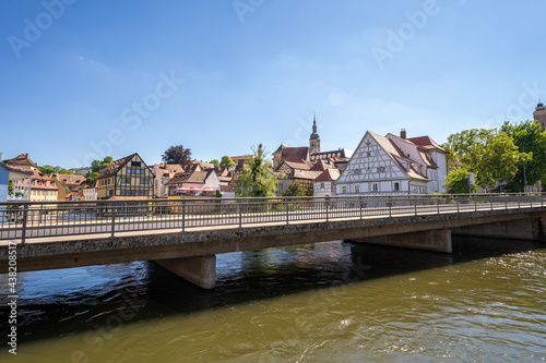 Bamberg Altstadt, Deutschland - Historische Gebäude - Regnitz