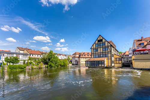 Bamberg Altstadt, Deutschland - Historische Gebäude - Regnitz