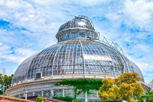 Photography Glass Cupola of the Allan Gardens Conservatory, Toronto, Canada