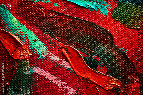 Close-up of painting fragment. Abstract Art Backgrounds