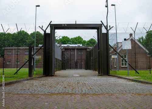 Iron prison gate in the netherlands