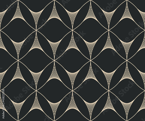 Geometric art deco seamless pattern.
