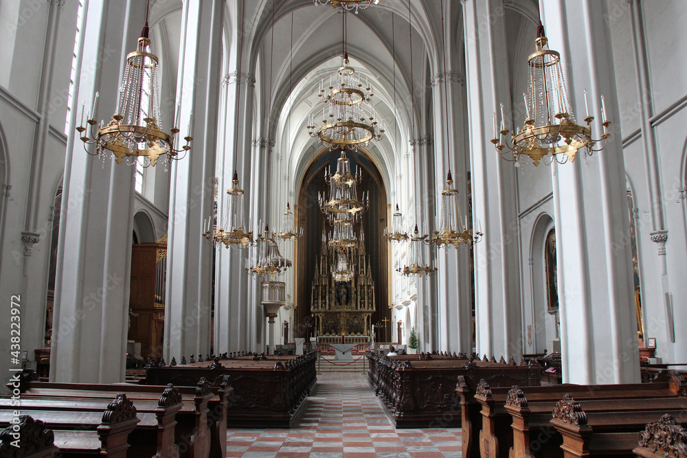 baroque church (augustinerkirche) in vienna (austria)