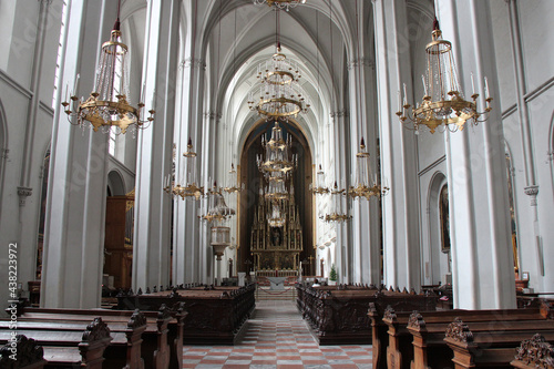 baroque church  augustinerkirche  in vienna  austria 