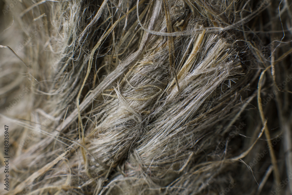 skein of thread close-up a background macro