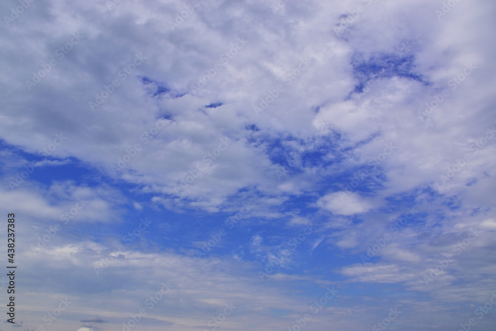 Light white clouds in the blue sky Light white clouds in the blue sky
