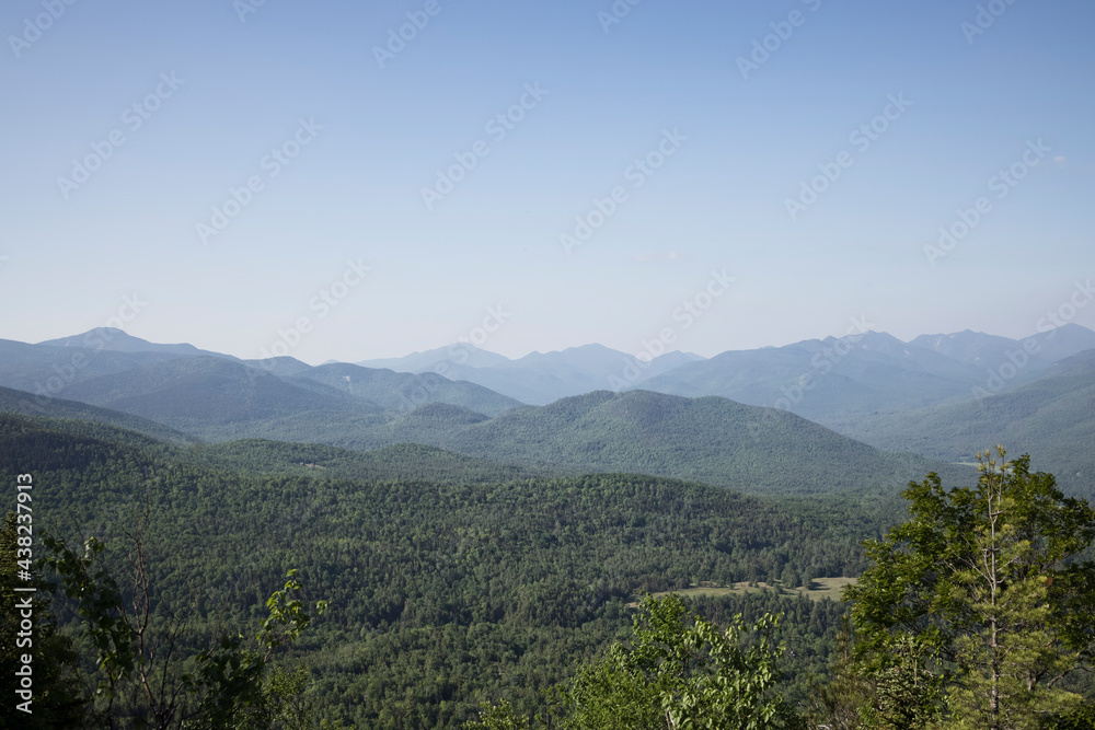 The Dix and Great ranges from Big Crow Mt in the Adirondack Park of New York The Dix and Great ranges from Big Crow Mt in the Adirondack Park of New York