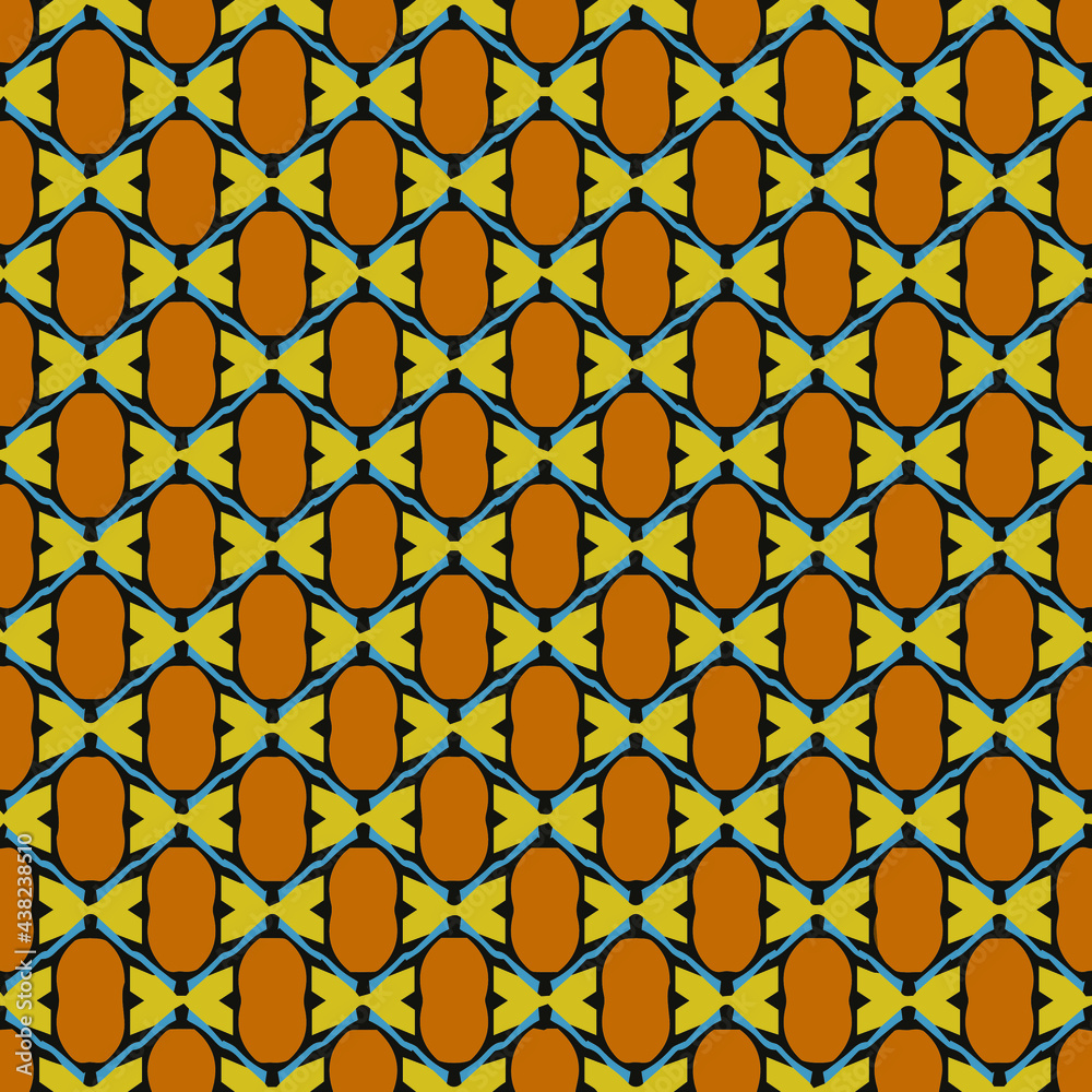 Naklejka premium Seamless background with repeating patterns .