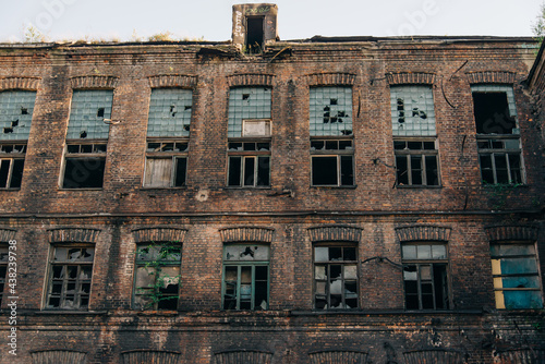 Architectural elements of the abandoned factory 'Red Triangle'.