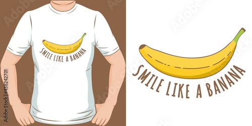 This Smile Like a Banana design is perfect for print and merchandising.
You can print this design on a T-Shirt, Hoodie, Poster, Sticker, Pillow and more merchandising according to your needs.