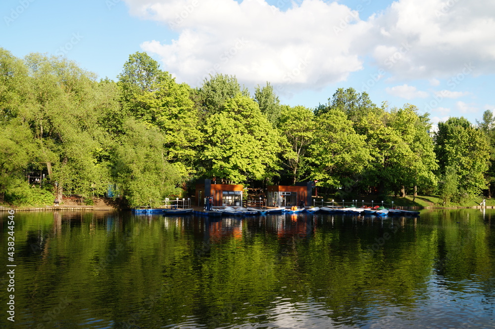 boat on a river