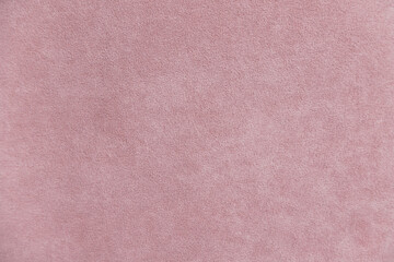 Background with pink velours texture, close-up