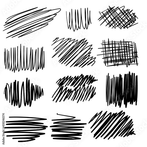 Hatch background, hatching textured pattern, cross lines doodles