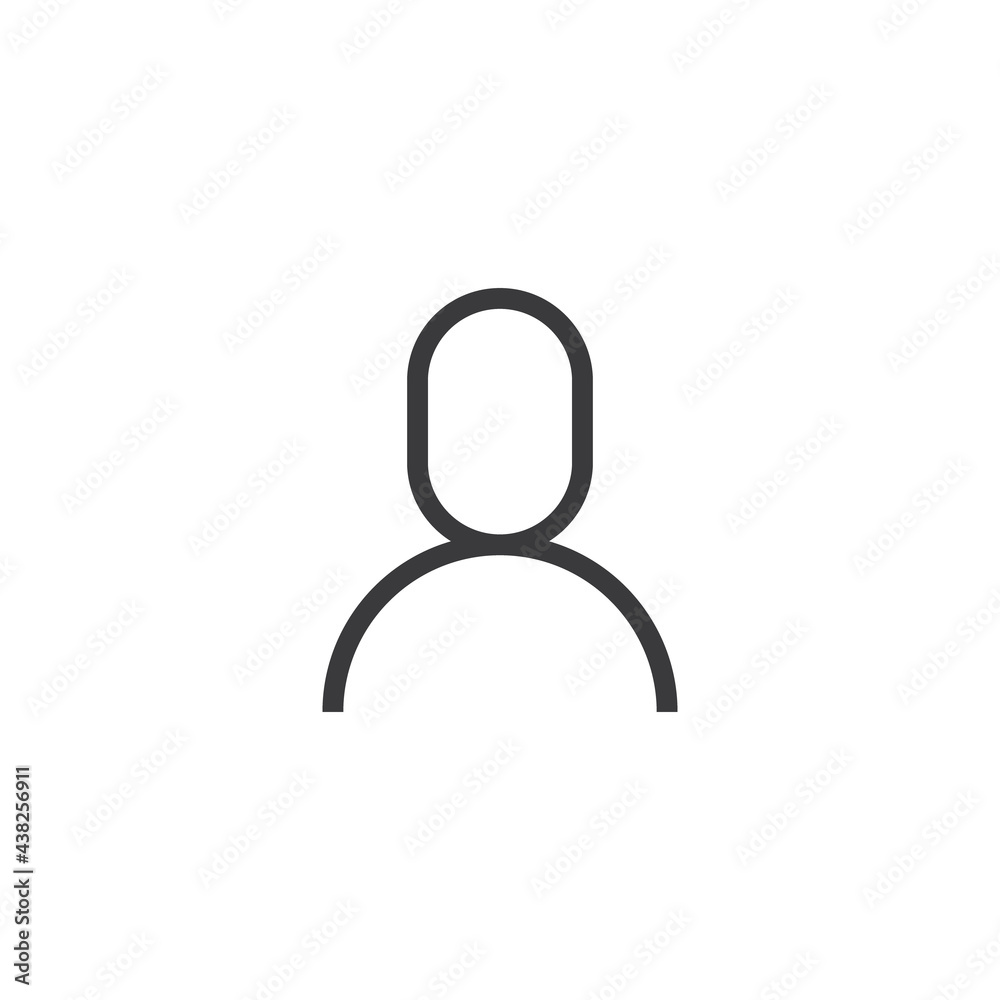 User icon. Human person symbol. Avatar login sign. User icon. Human person symbol. Avatar login sign.