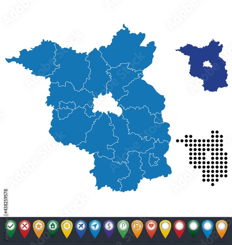 Set maps of Brandenburg state