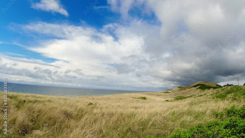 Zeitraffer, Video, Dünen, Landschaft, Sylt, Nordsee, Schleswig Holstein, Nordseeküste Zeitraffer, Video, Dünen, Landschaft, Sylt, Nordsee, Schleswig Holstein, Nordseeküste