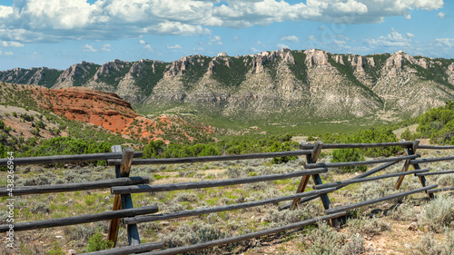 Bighorn Canyon National Recreation Area in Montana and Wyoming - buttes and red rocks ranch land