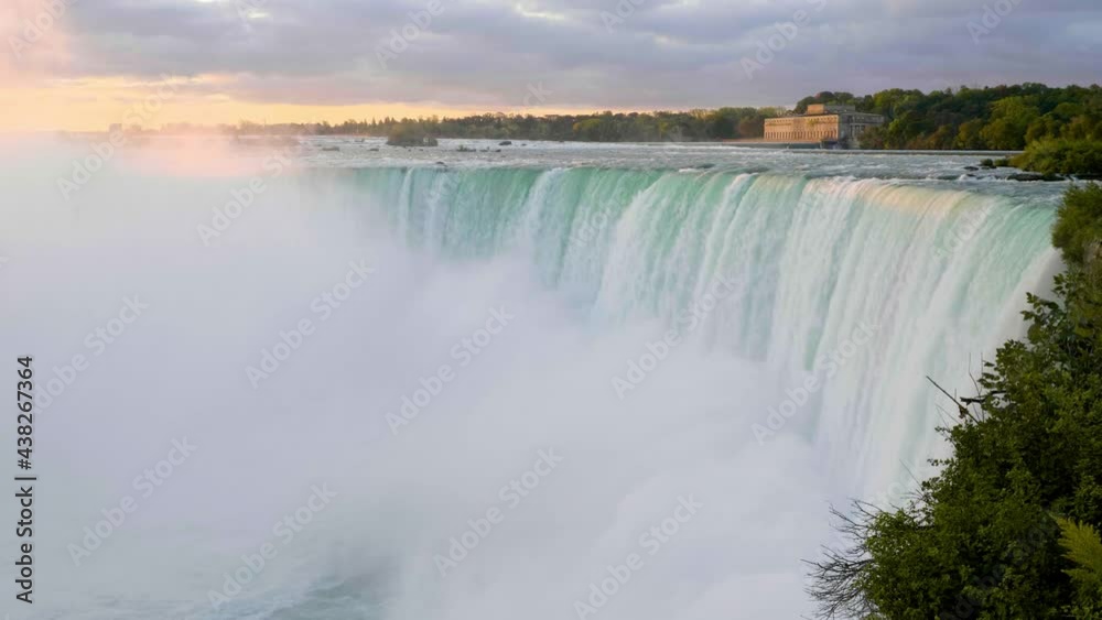 A beautiful autumn morning in Niagara Falls A beautiful autumn morning in Niagara Falls