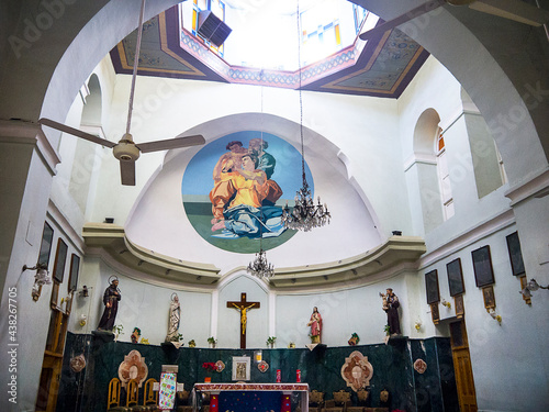  Beautiful Christian Church in the city of Luxor in Egypt. It is the Francescan Church of the Holy Family 