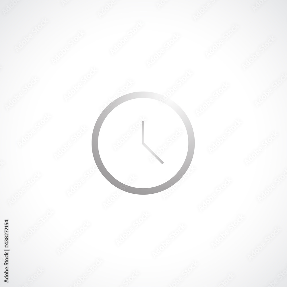 Clock icon. Clock Time symbol flat style. design web site icon, logo, app, UI. Illustration - Vector. EPS10. Clock icon. Clock Time symbol flat style. design web site icon, logo, app, UI. Illustration - Vector. EPS10.