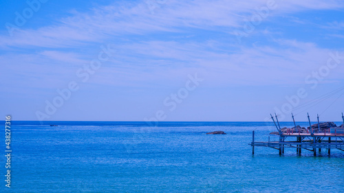 Clear blue beach and sky © jidelay