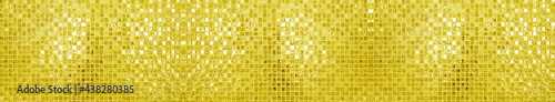 wall and floor gold yellow mosaic tiles texture photo