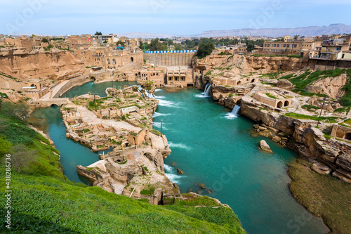 The Shushtar water mills ones are the best ones which operation in order to use water in ancient periods. It has been registered on UNESCO's list of World Heritage Sites in 2009. photo