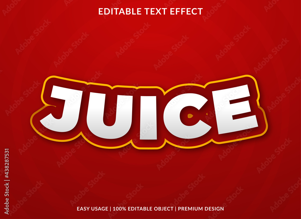 juice text effect template with abstract style use for business logo and brand juice text effect template with abstract style use for business logo and brand