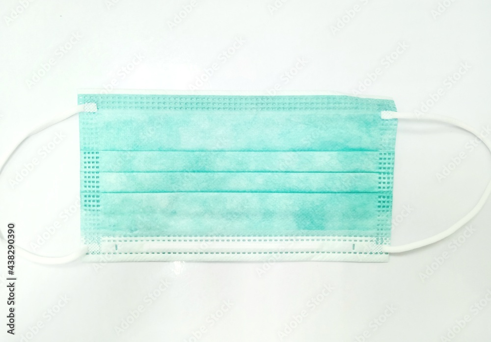 mask on white background, Corona protection,mask protection against pollution, virus, flu and Covid-19. mask on white background, Corona protection,mask protection against pollution, virus, flu and Covid-19.