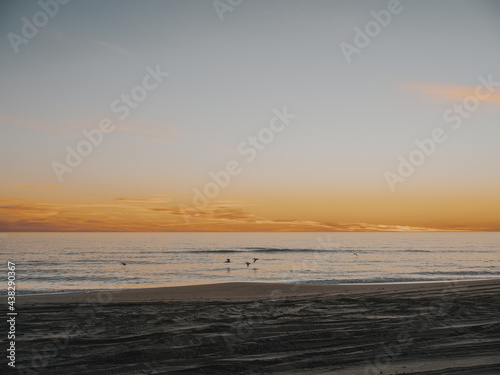 Sunset on the beach