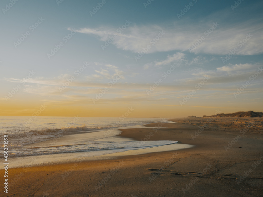 Sunset on the beach