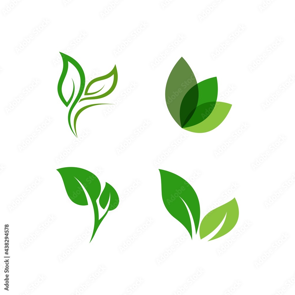 Green leaf logo Green leaf logo