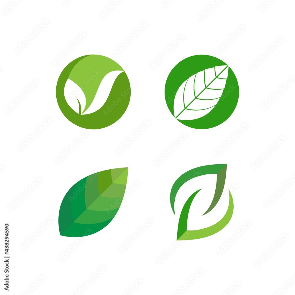 Green leaf logo Green leaf logo
