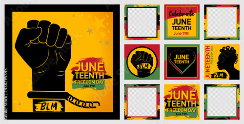 Juneteenth Social Media Template