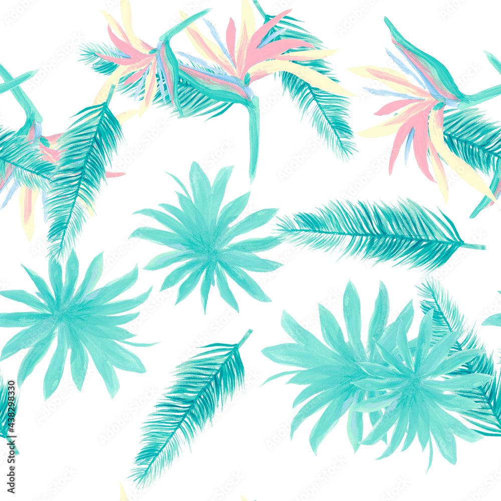 Blue Pattern Design. Indigo Seamless Textile. Azure Tropical Art. White Flower Nature. Cobalt Floral Plant. Wallpaper Background. Decoration Exotic. Blue Pattern Design. Indigo Seamless Textile. Azure Tropical Art. White Flower Nature. Cobalt Floral Plant. Wallpaper Background. Decoration Exotic.