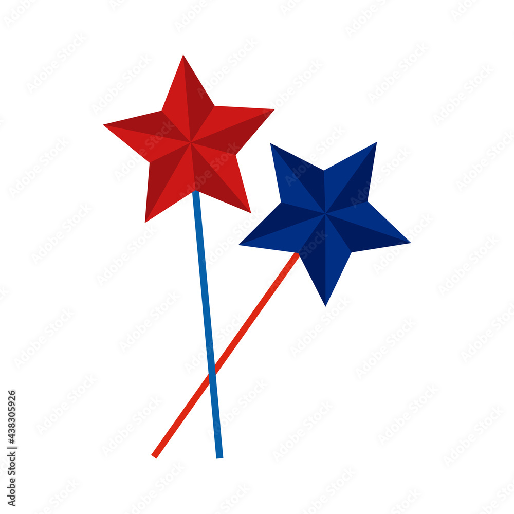 blue and red stars blue and red stars