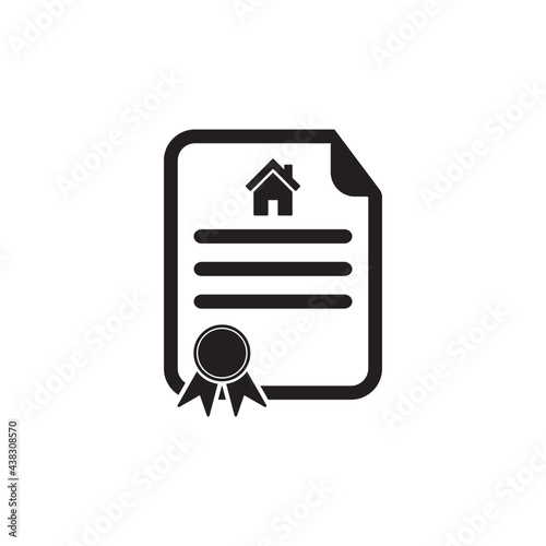 real estate icon vector,charter house icon,agreement house icon