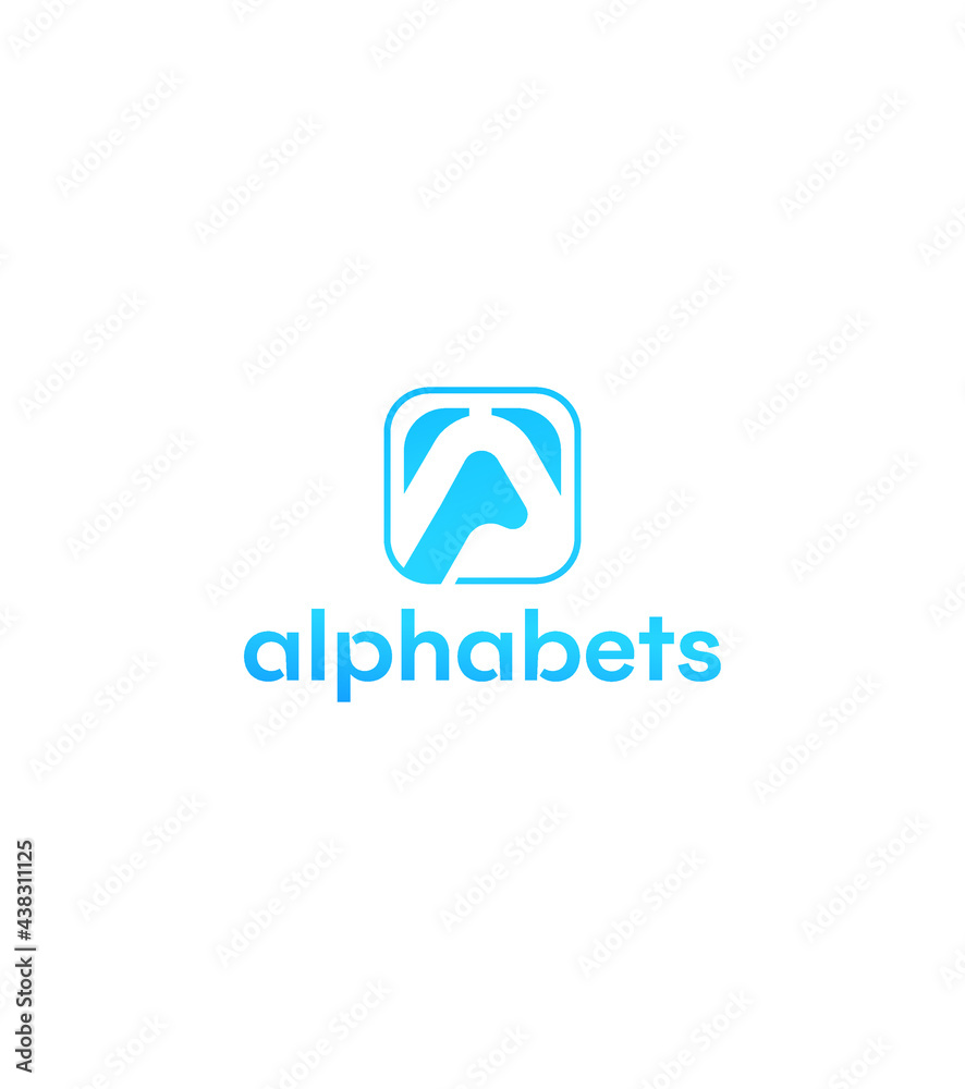 Alphabets modern creative vector logo template Alphabets modern creative vector logo template