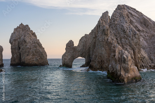 Beautiful natural rock arch in Baja California, Mexico