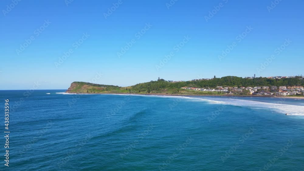 Famous Tourist Spot Of Lennox Point At Seven Mile Coast In The Northern Rivers Region Of New South Wales, Australia. aerial Famous Tourist Spot Of Lennox Point At Seven Mile Coast In The Northern Rivers Region Of New South Wales, Australia. aerial