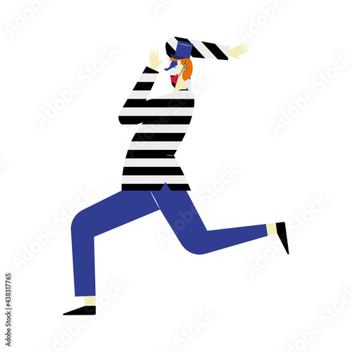 male french mime