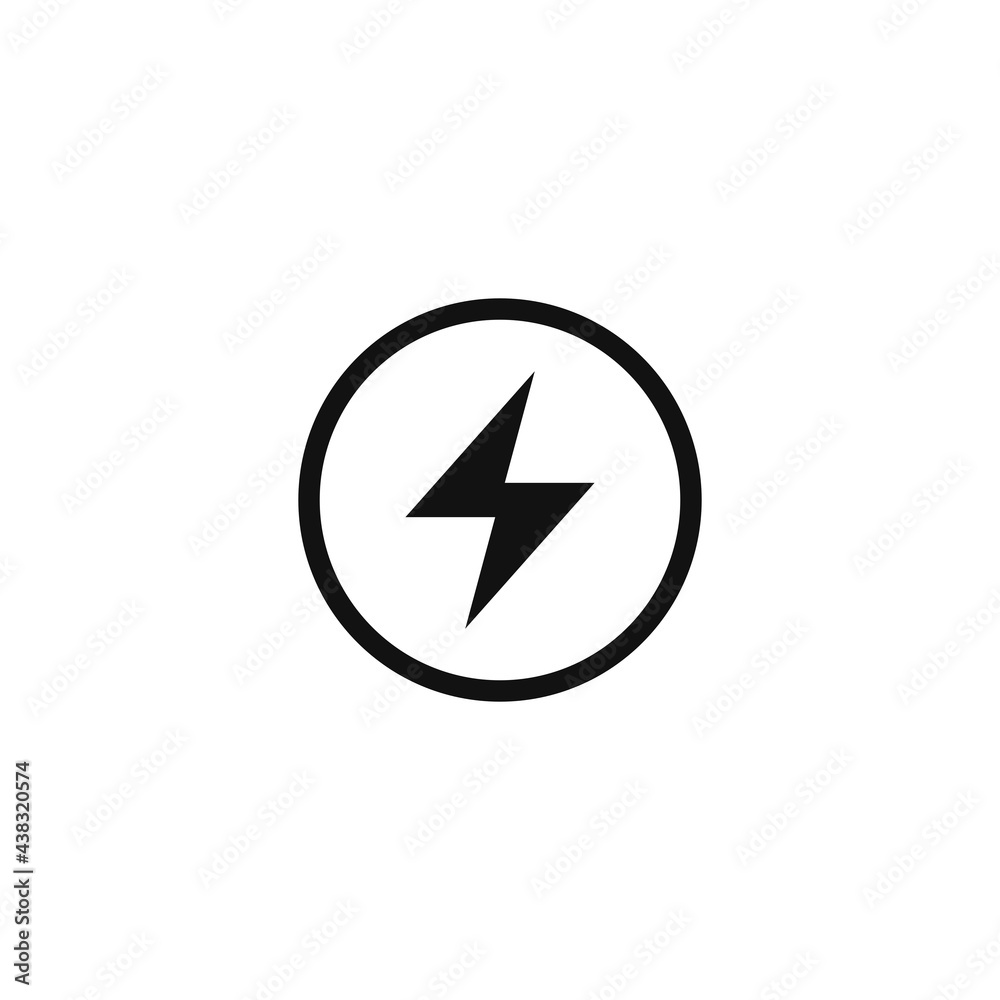 Lightning, electric power vector design element. Vector Illustration for mobile concept and web design. Lightning, electric power vector design element. Vector Illustration for mobile concept and web design.
