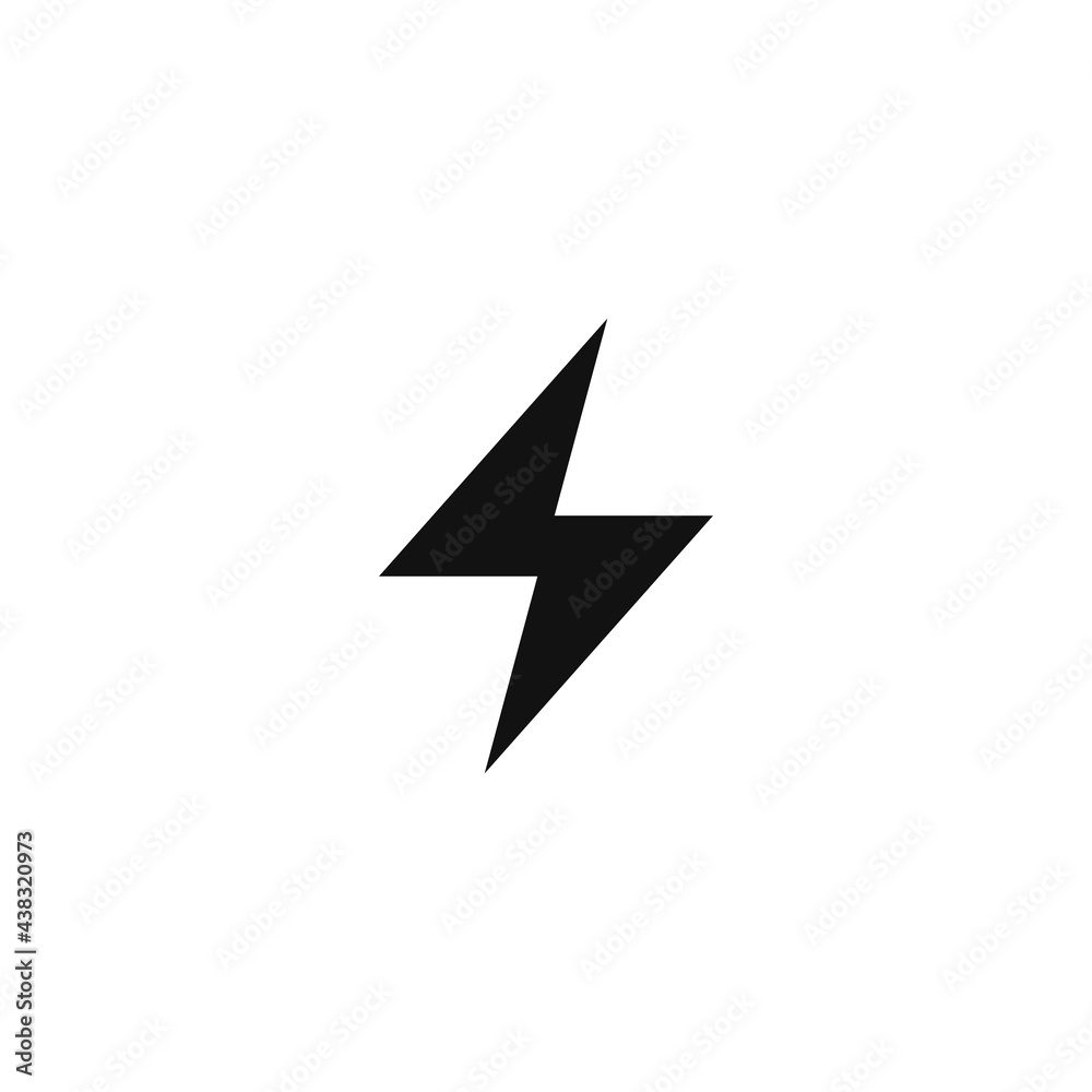 Lightning, electric power vector design element. Vector Illustration for mobile concept and web design. Lightning, electric power vector design element. Vector Illustration for mobile concept and web design.