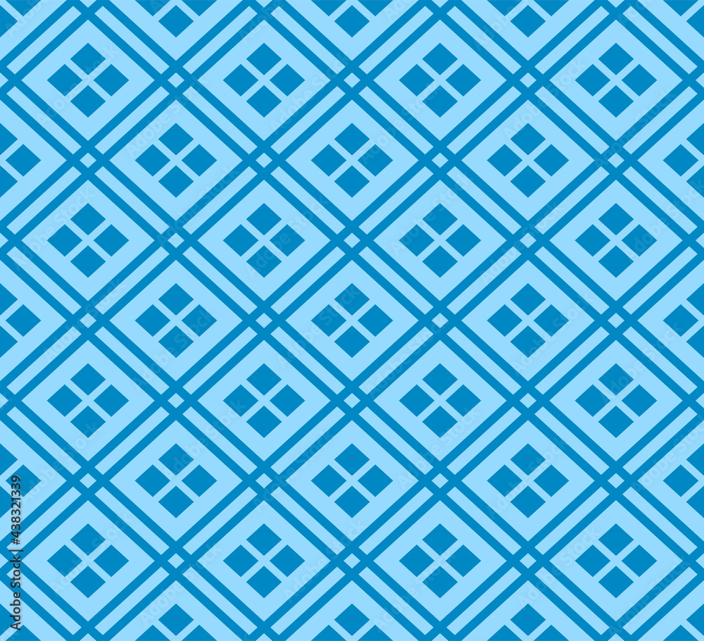 Japanese Geometric Diamond Mosaic Vector Seamless Pattern Japanese Geometric Diamond Mosaic Vector Seamless Pattern