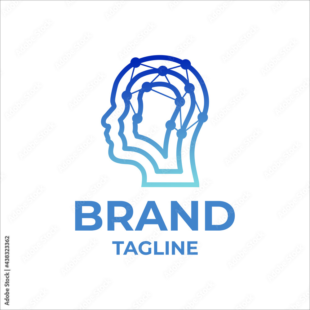 Illustration Logo Vector graphic of Brain Connect. Perfect for Artificial intelligence, Medical, Technology brands or Company. Illustration Logo Vector graphic of Brain Connect. Perfect for Artificial intelligence, Medical, Technology brands or Company.