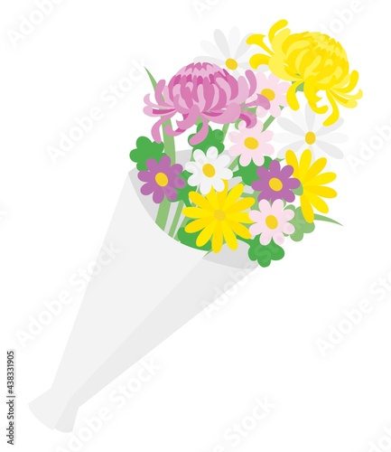 お供えの菊の花